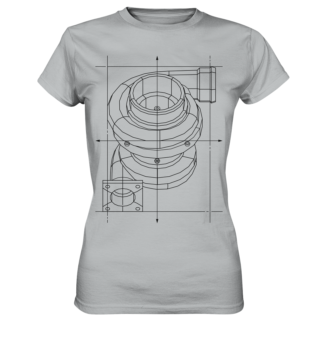 Turbo dunkel - Ladies Premium Shirt - MotoMerch.de