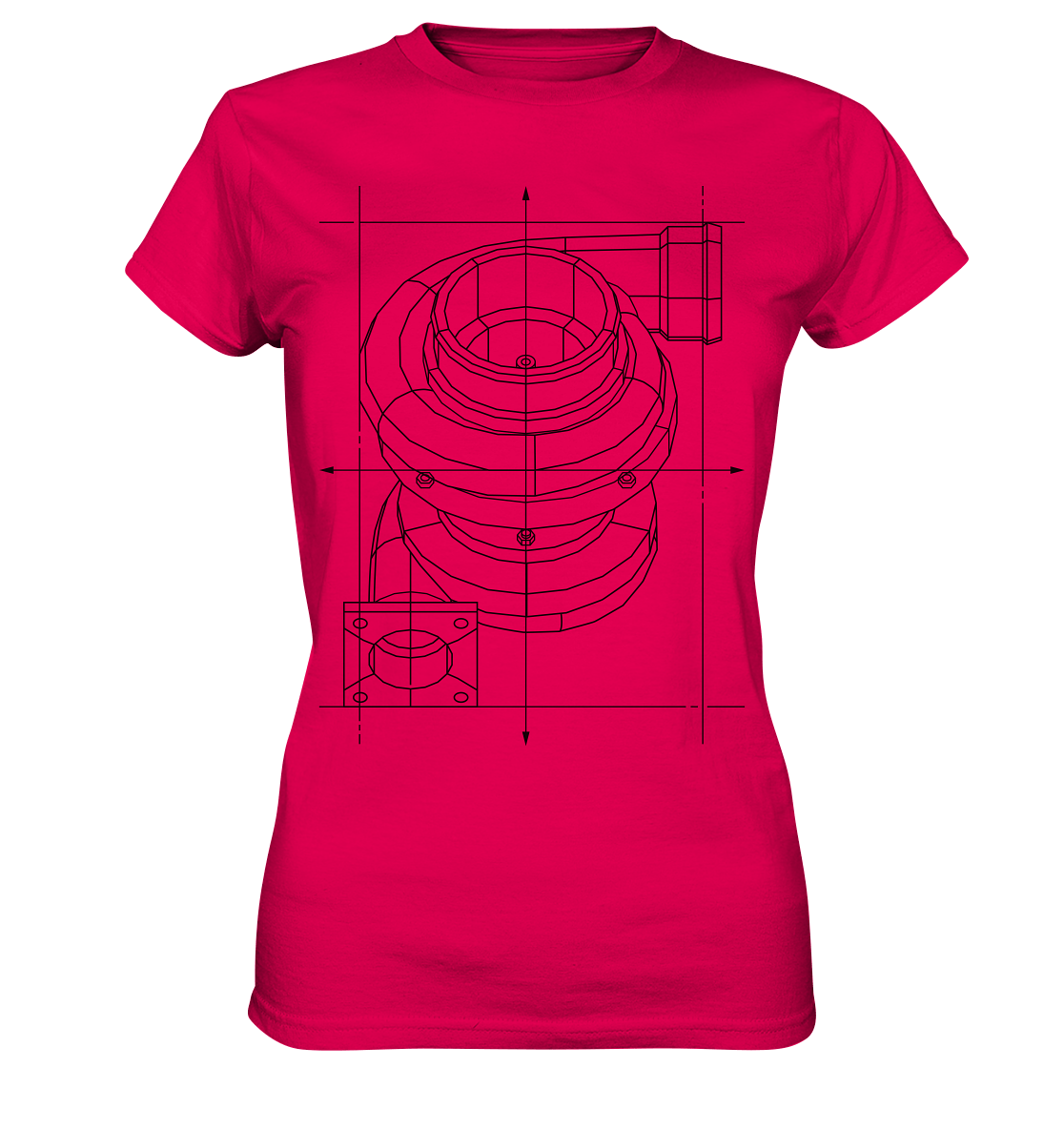 Turbo dunkel - Ladies Premium Shirt - MotoMerch.de