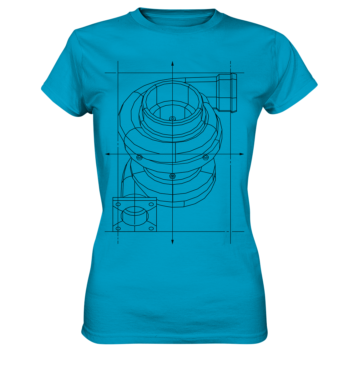 Turbo dunkel - Ladies Premium Shirt - MotoMerch.de