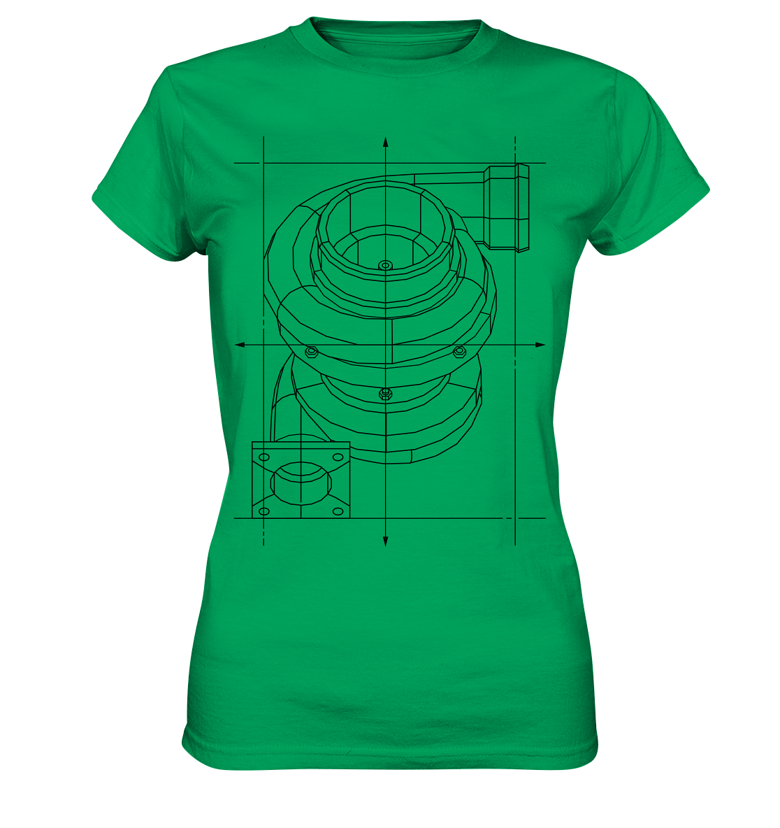 Turbo dunkel - Ladies Premium Shirt - MotoMerch.de