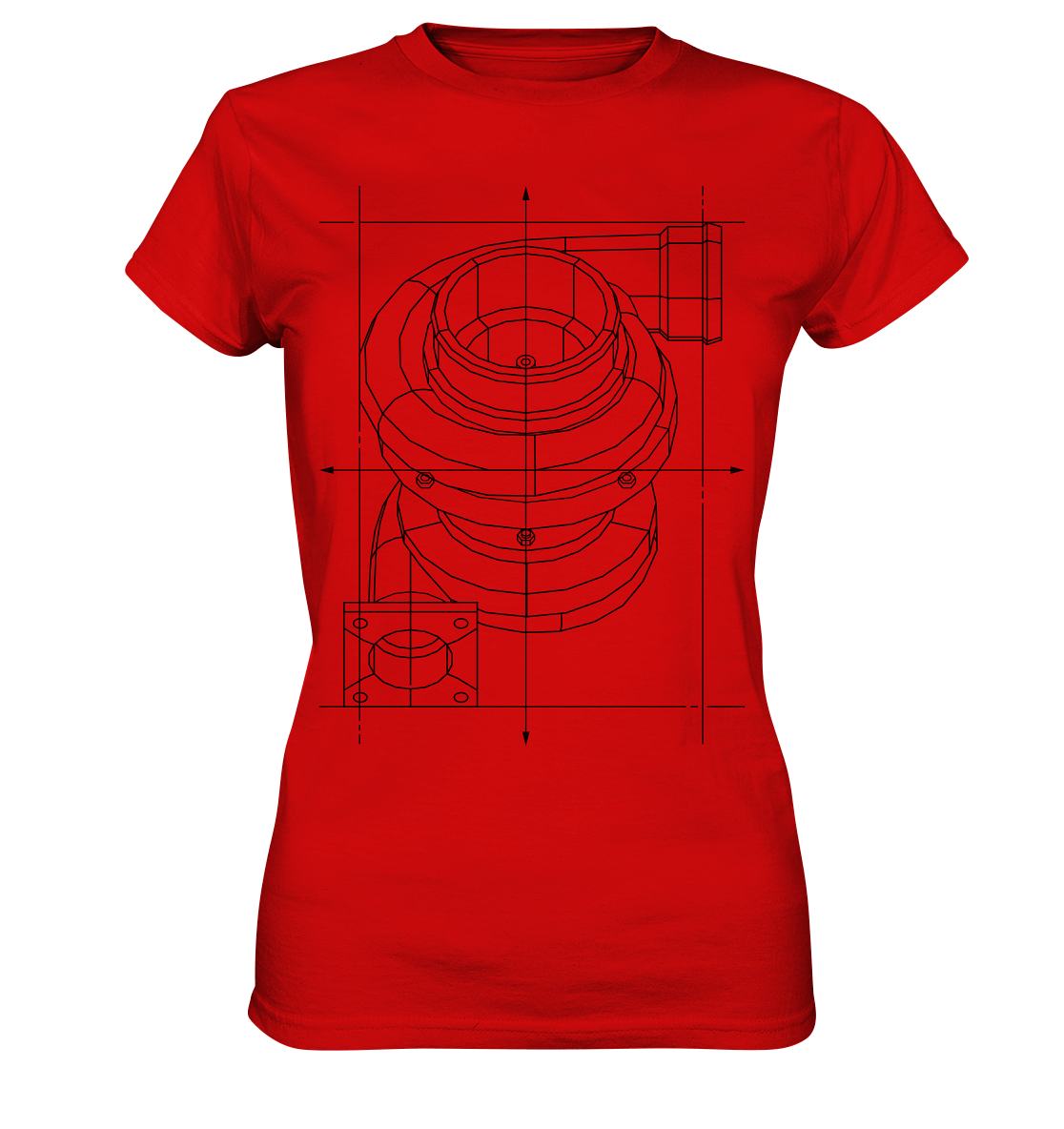 Turbo dunkel - Ladies Premium Shirt - MotoMerch.de