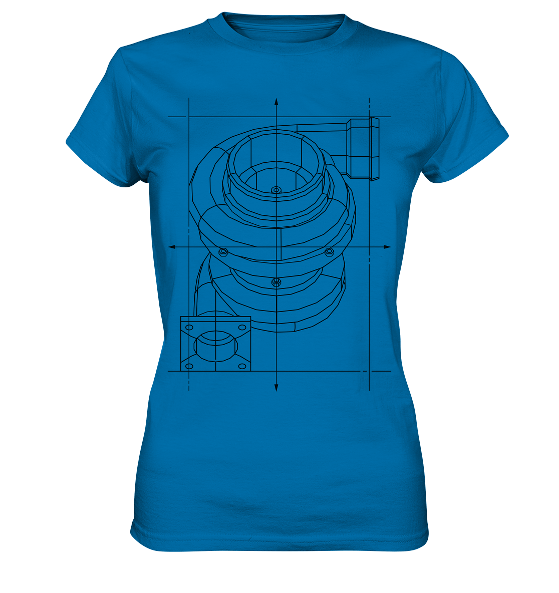 Turbo dunkel - Ladies Premium Shirt - MotoMerch.de