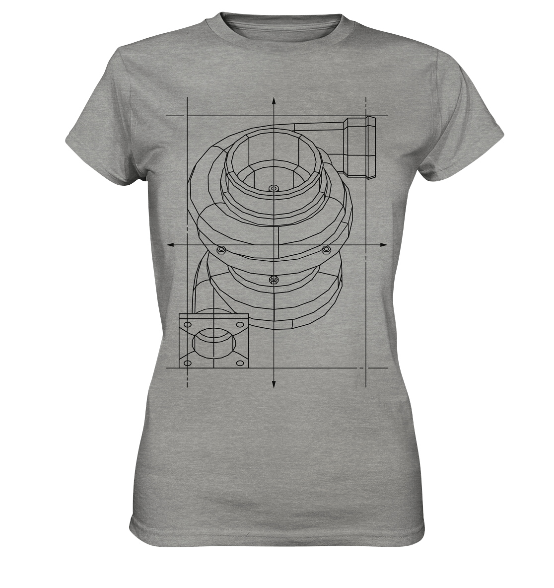 Turbo dunkel - Ladies Premium Shirt - MotoMerch.de