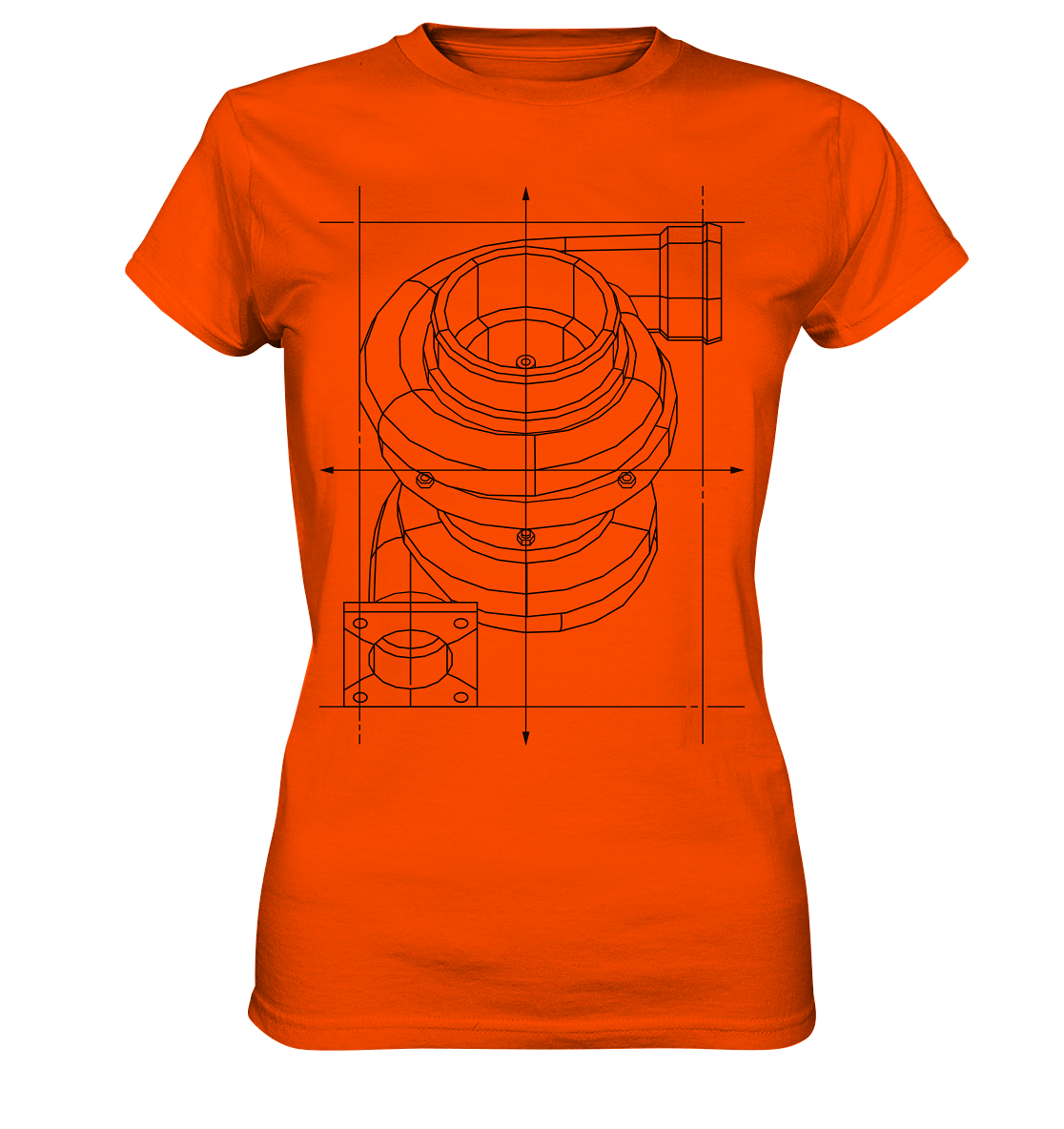 Turbo dunkel - Ladies Premium Shirt - MotoMerch.de