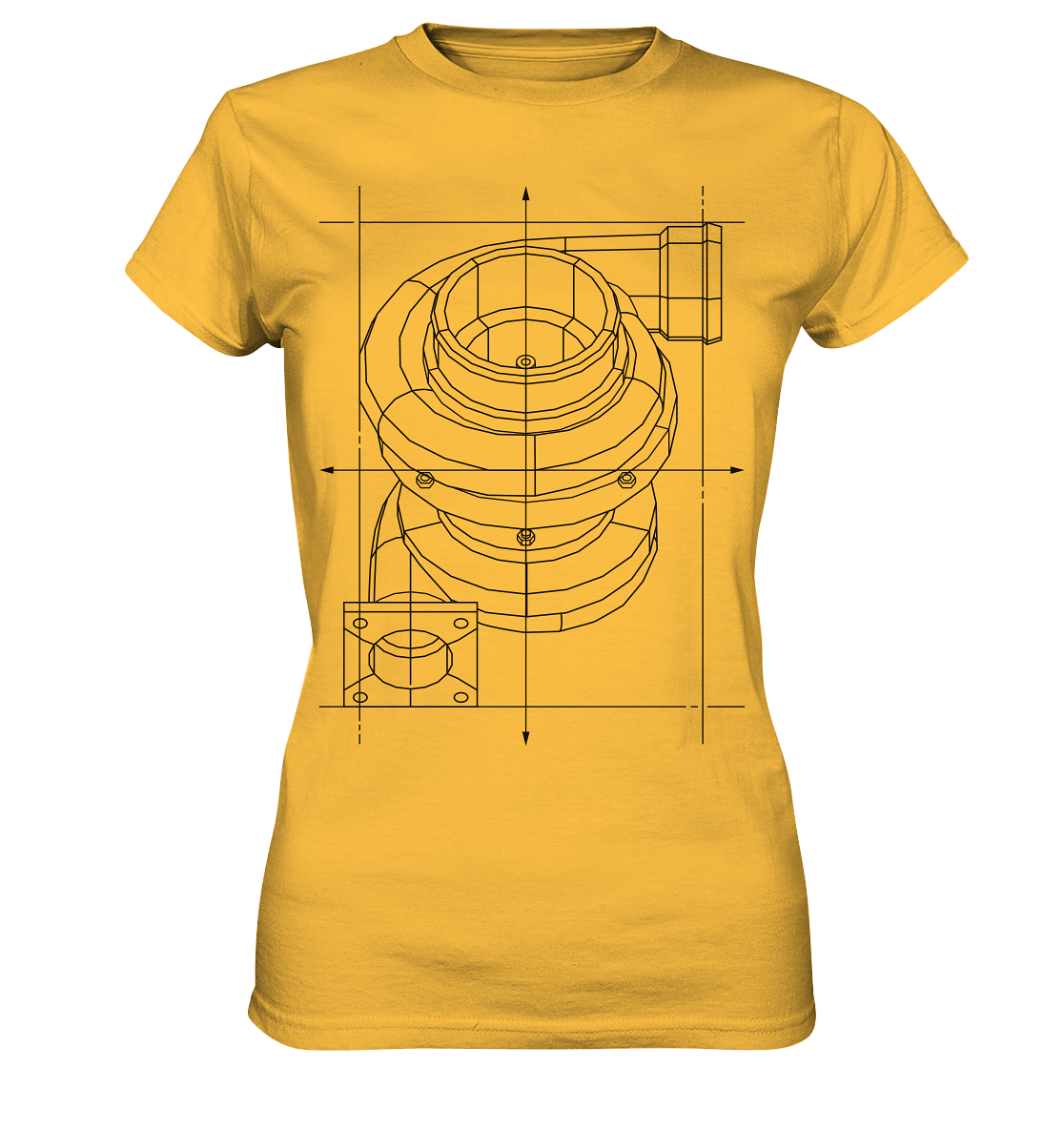 Turbo dunkel - Ladies Premium Shirt - MotoMerch.de