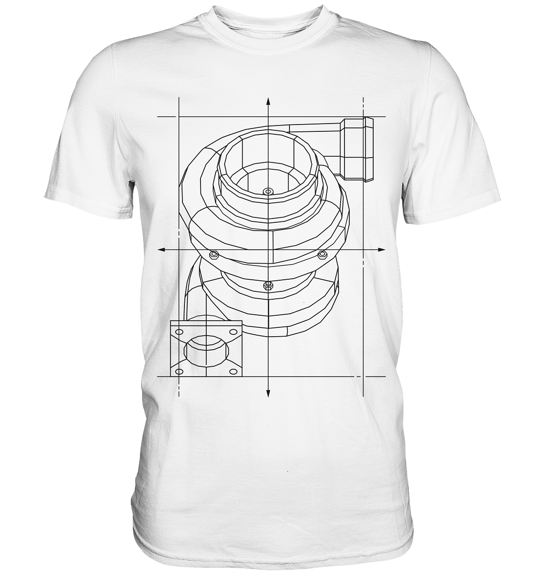 Turbo dunkel - Premium Shirt - MotoMerch.de