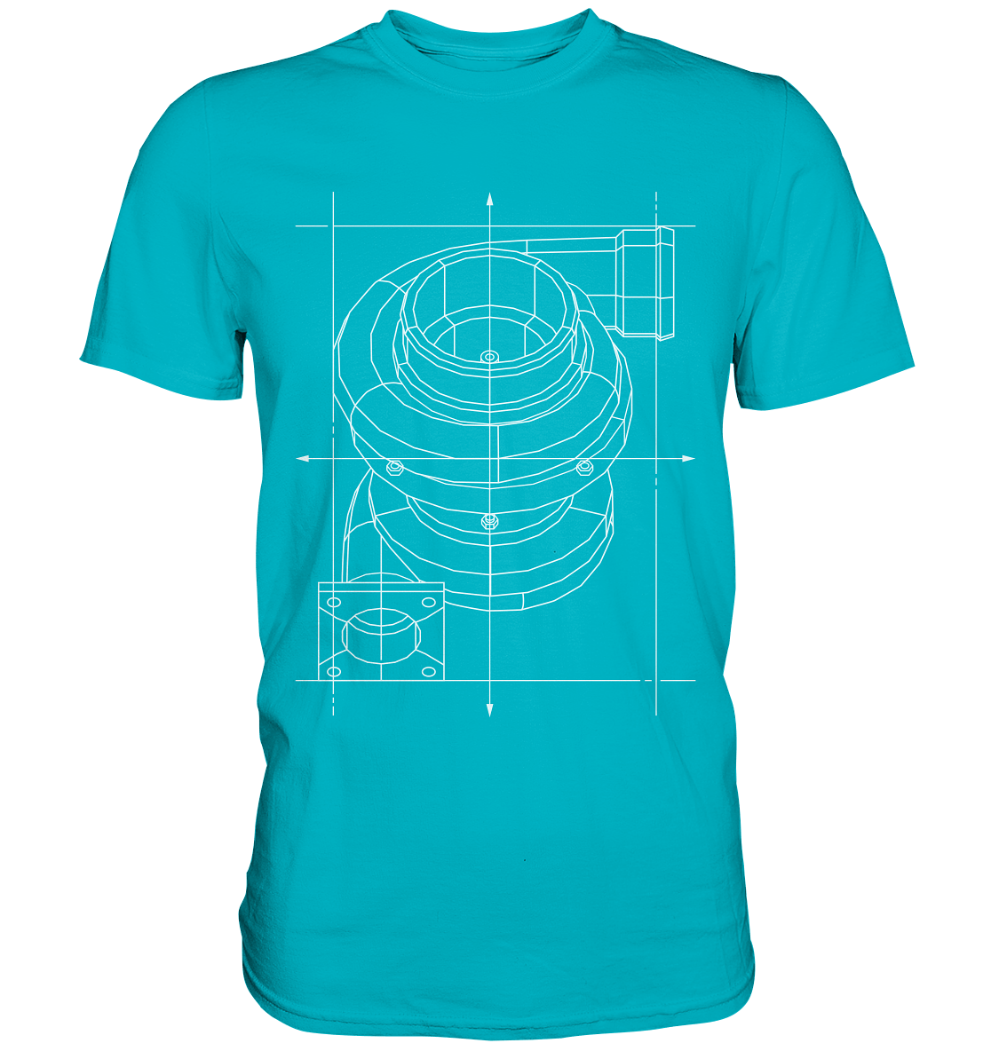 Turbo hell - Premium Shirt - MotoMerch.de