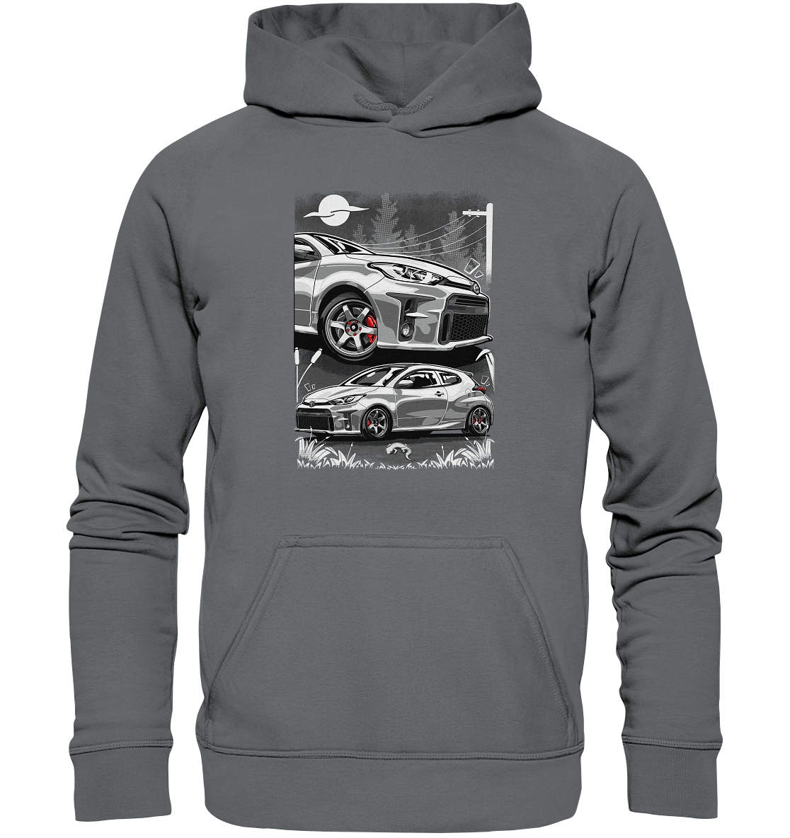 Two Face Yaris GR - Basic Unisex Hoodie - MotoMerch.de