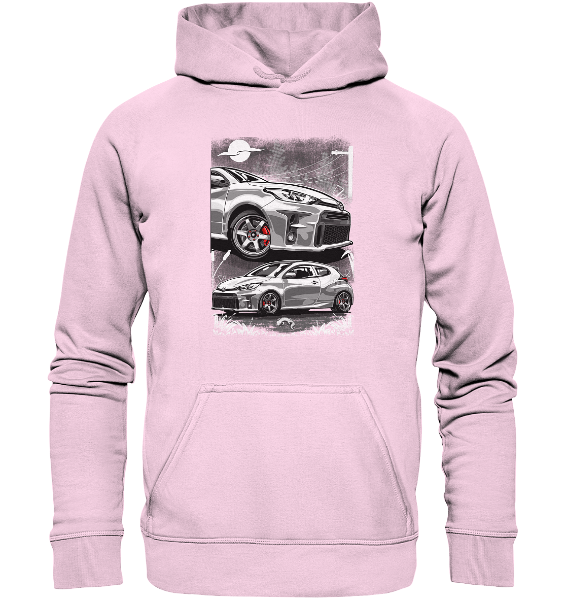 Two Face Yaris GR - Basic Unisex Hoodie - MotoMerch.de