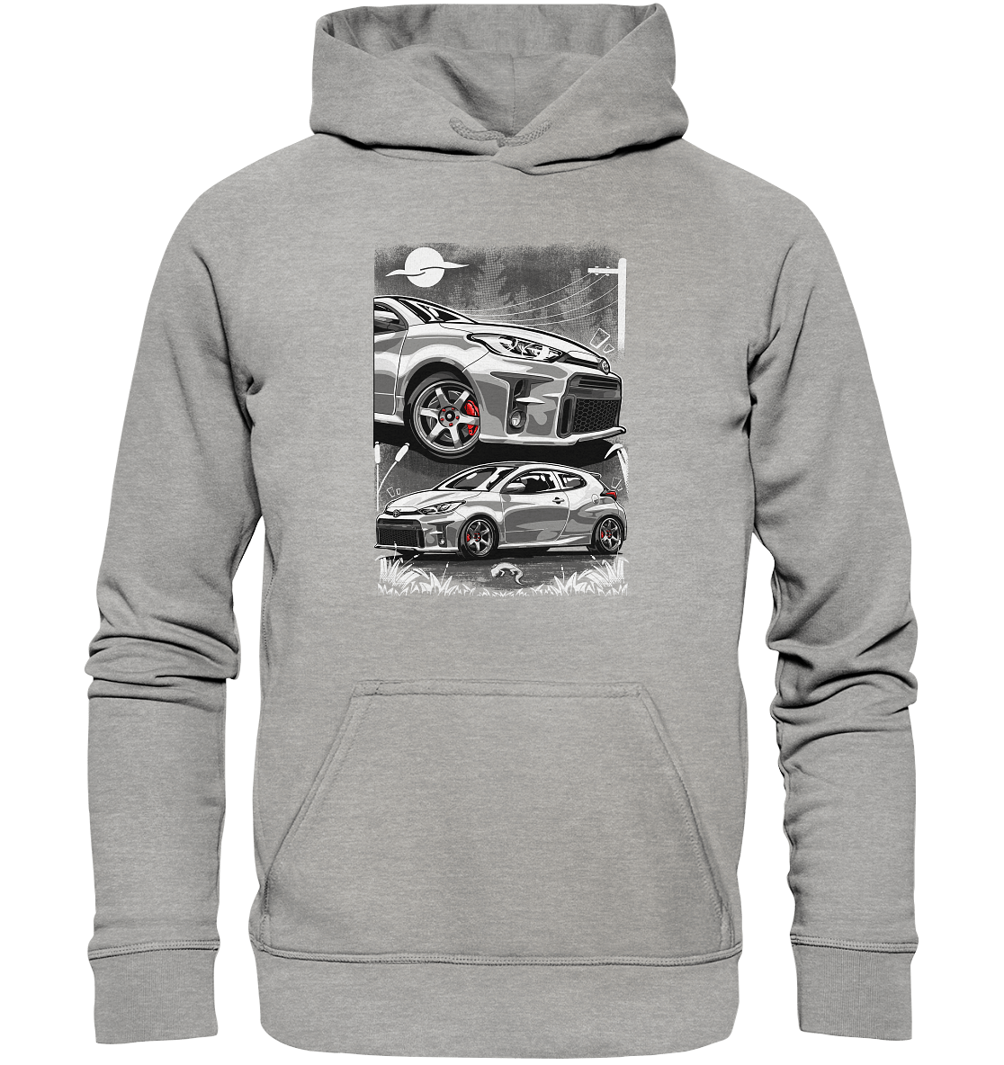Two Face Yaris GR - Basic Unisex Hoodie - MotoMerch.de