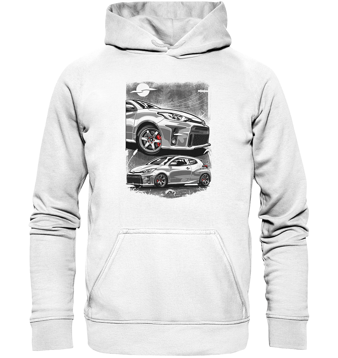 Two Face Yaris GR - Basic Unisex Hoodie - MotoMerch.de