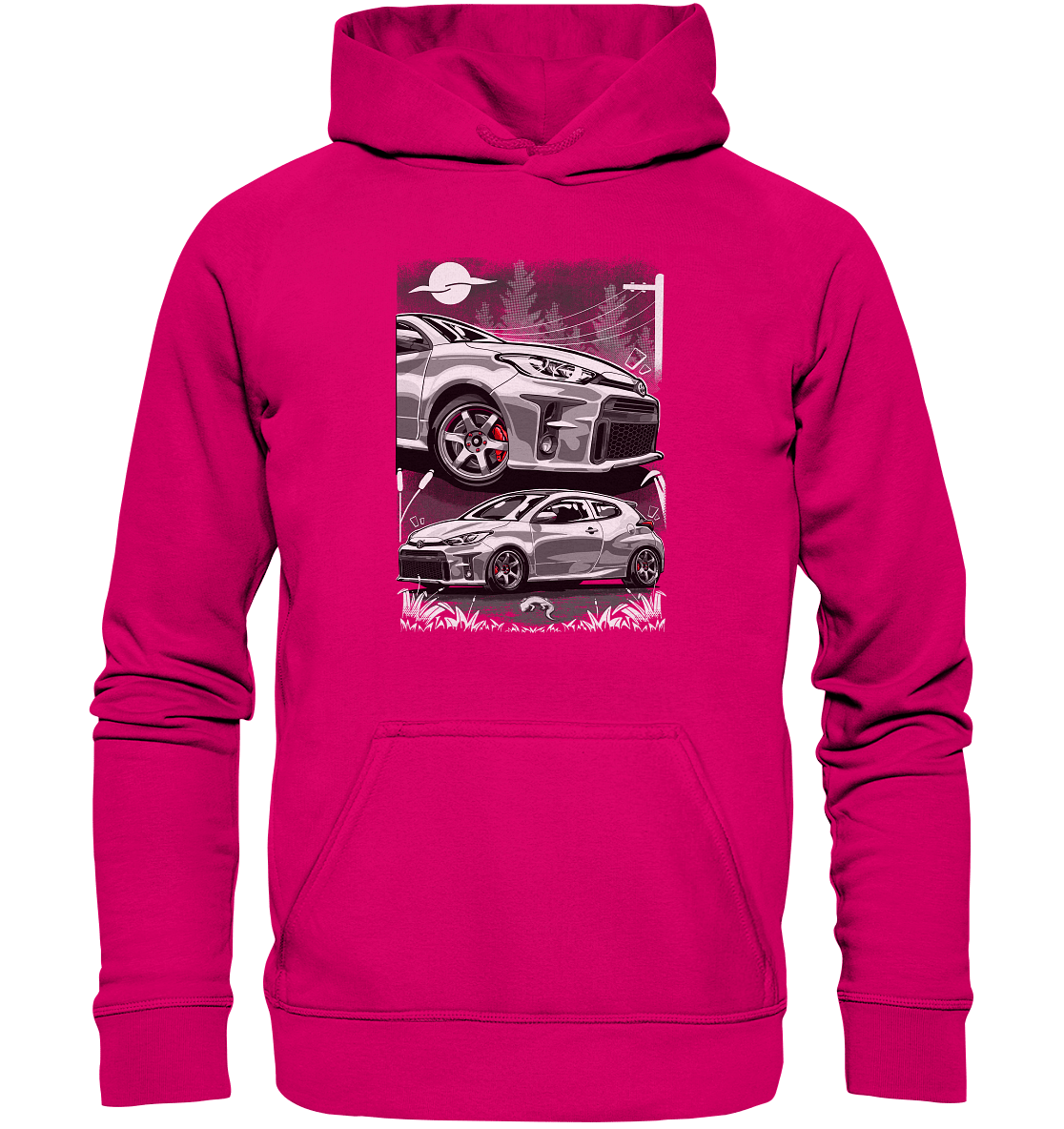 Two Face Yaris GR - Basic Unisex Hoodie - MotoMerch.de