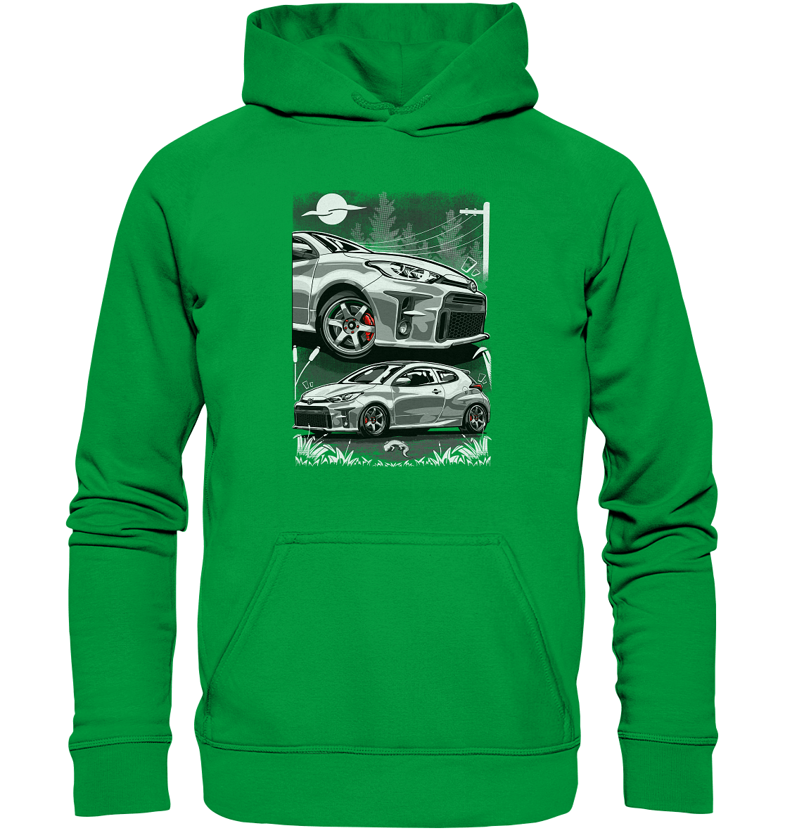 Two Face Yaris GR - Basic Unisex Hoodie - MotoMerch.de