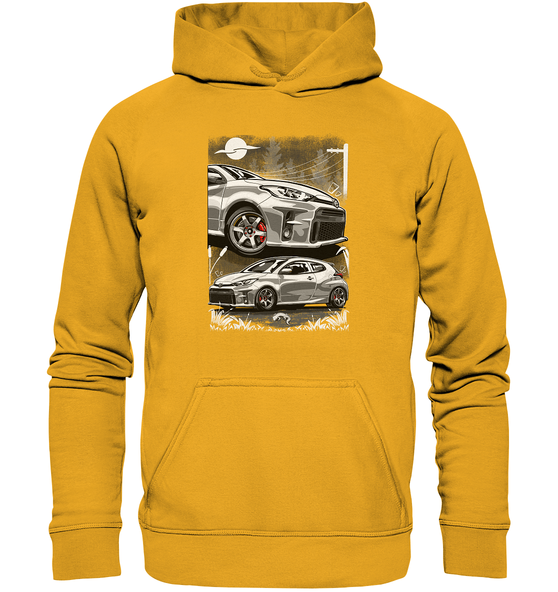 Two Face Yaris GR - Basic Unisex Hoodie - MotoMerch.de