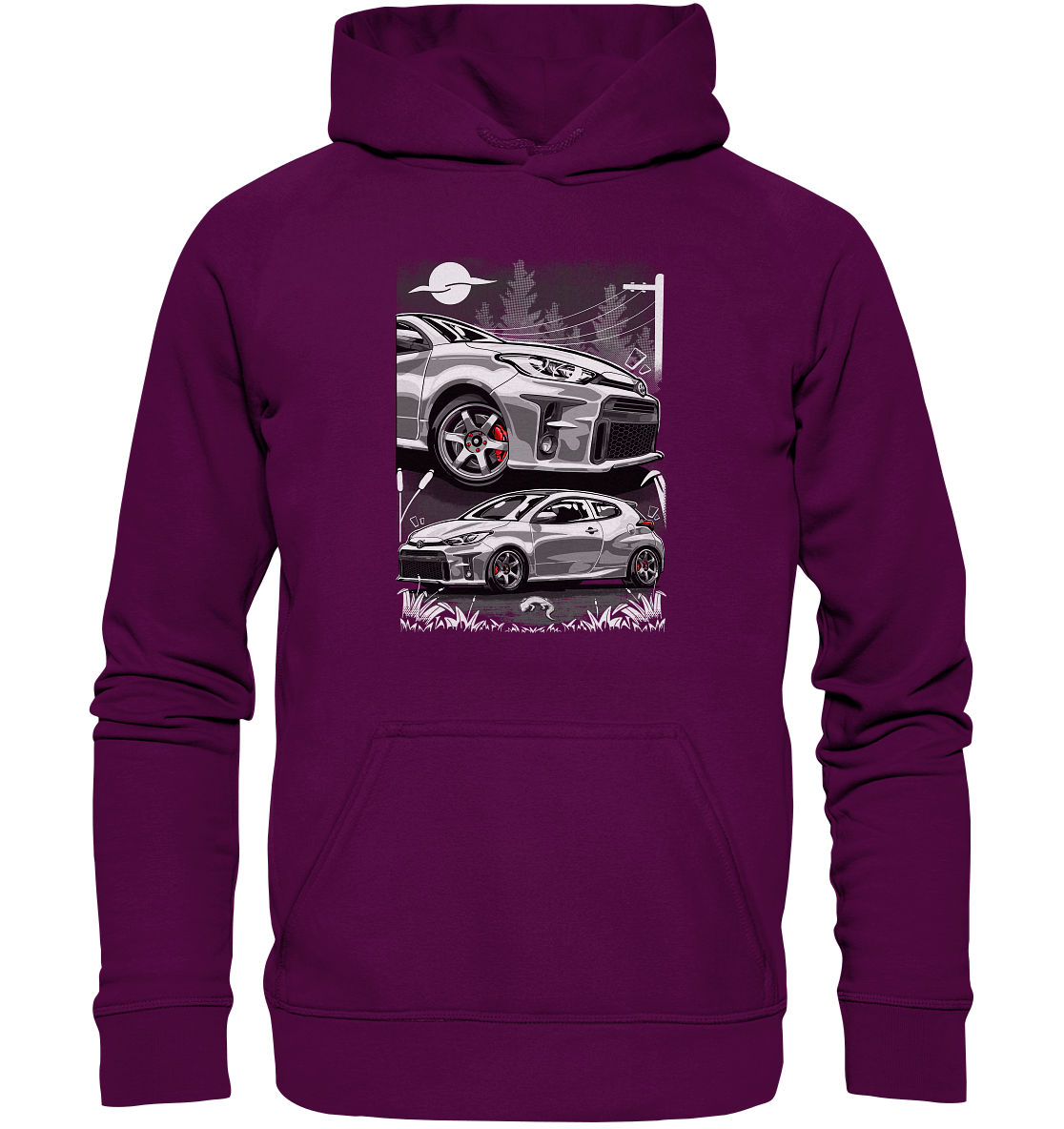Two Face Yaris GR - Basic Unisex Hoodie - MotoMerch.de