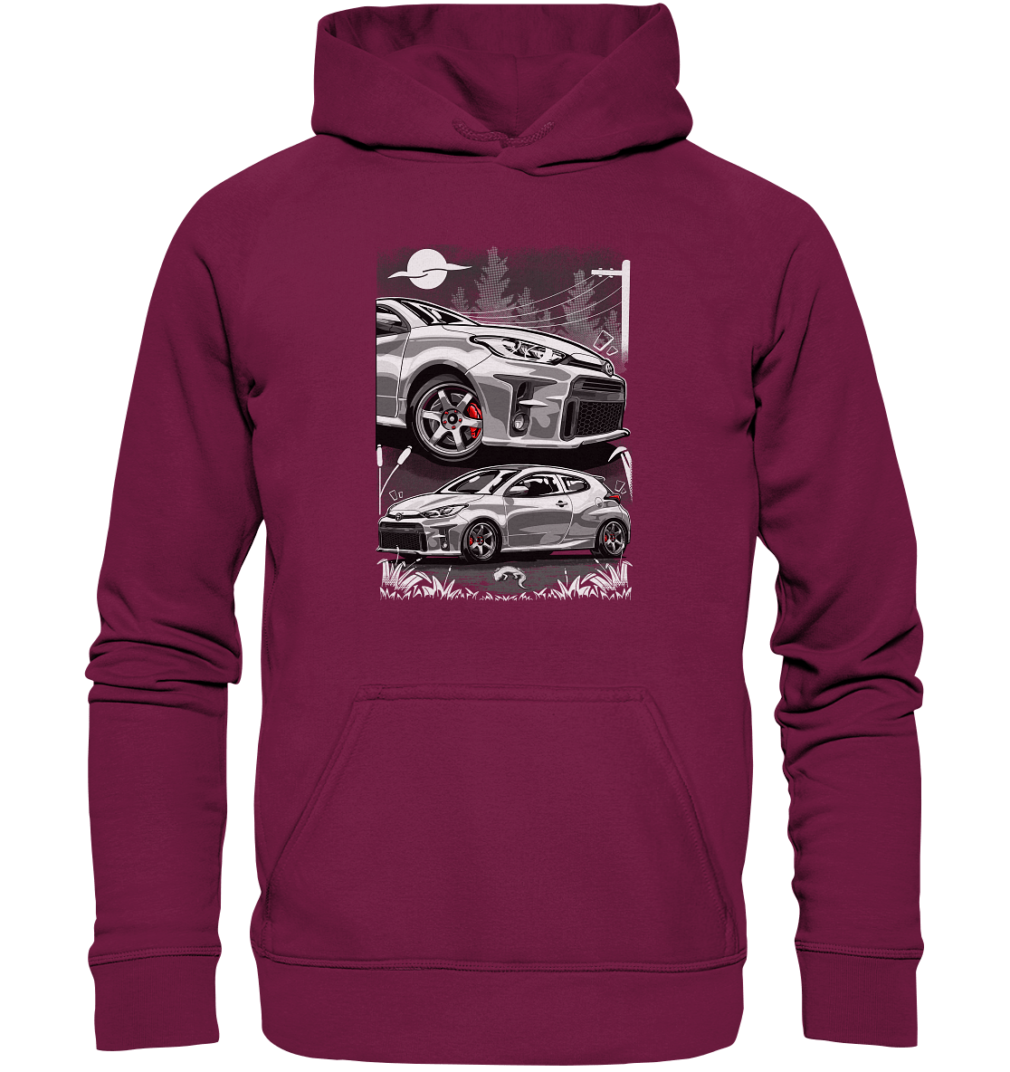 Two Face Yaris GR - Basic Unisex Hoodie - MotoMerch.de