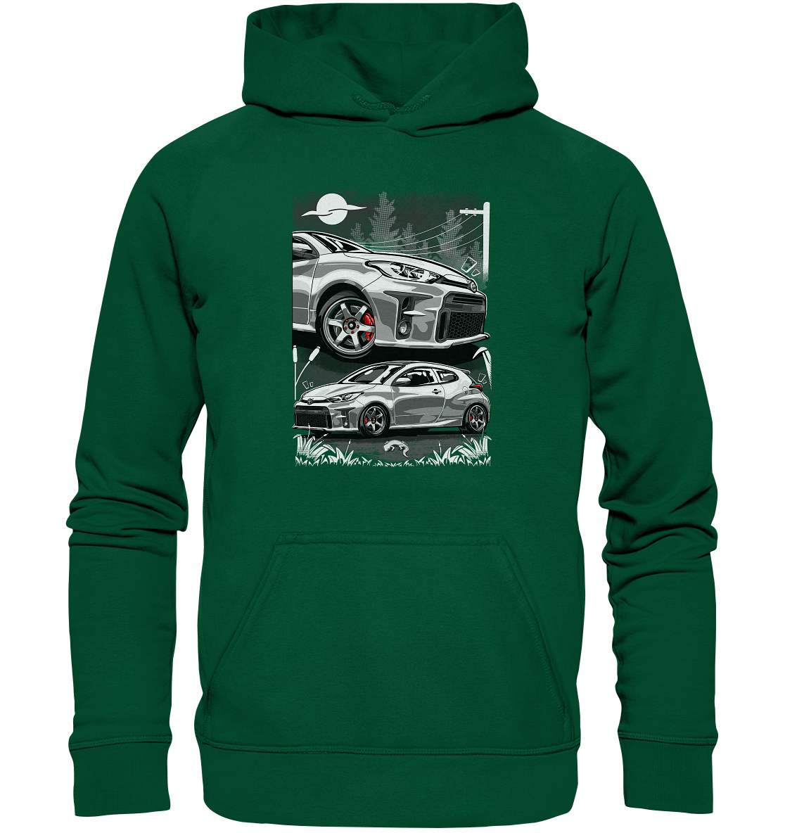 Two Face Yaris GR - Basic Unisex Hoodie - MotoMerch.de