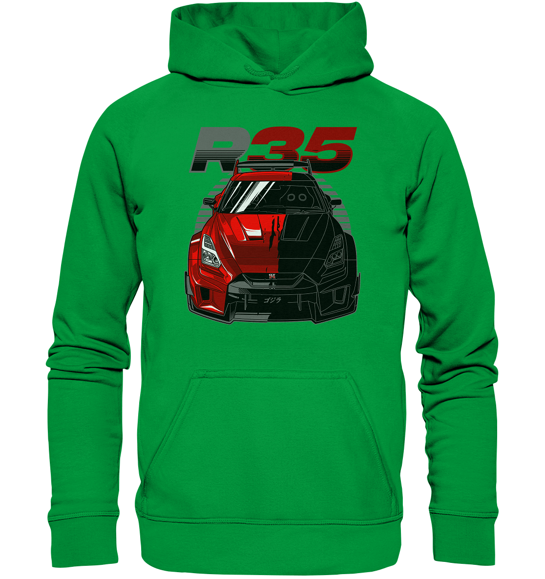 TwoFace Nissan R35 GT-R - Basic Unisex Hoodie - MotoMerch.de