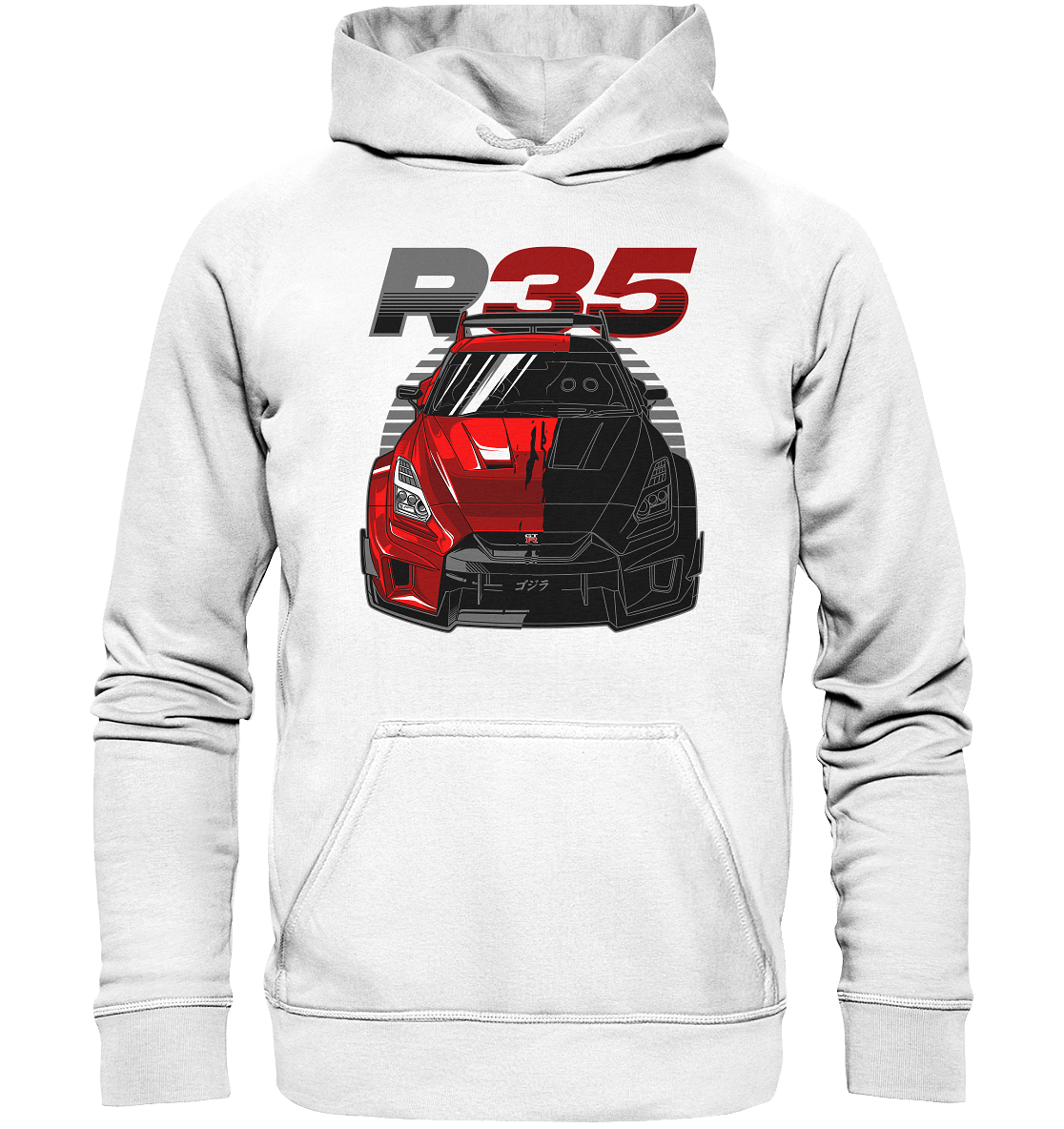 TwoFace Nissan R35 GT-R - Basic Unisex Hoodie - MotoMerch.de