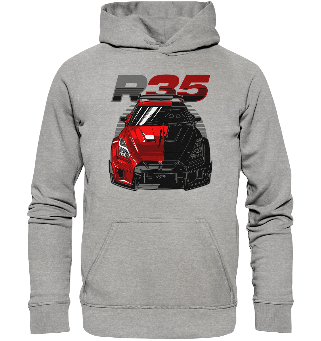TwoFace Nissan R35 GT-R - Basic Unisex Hoodie - MotoMerch.de