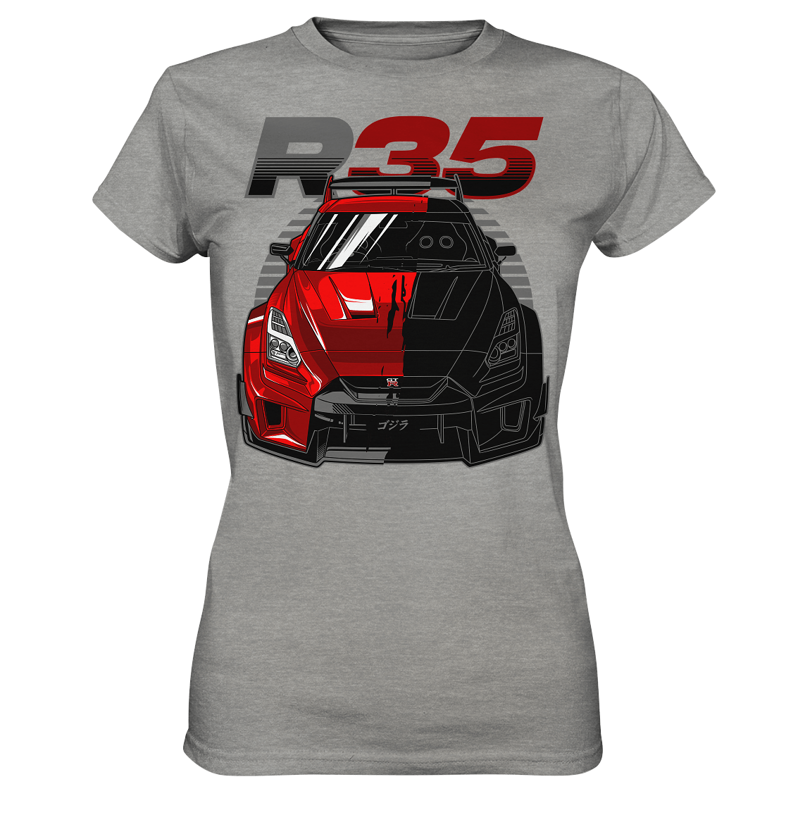 TwoFace Nissan R35 GT-R - Ladies Premium Shirt - MotoMerch.de