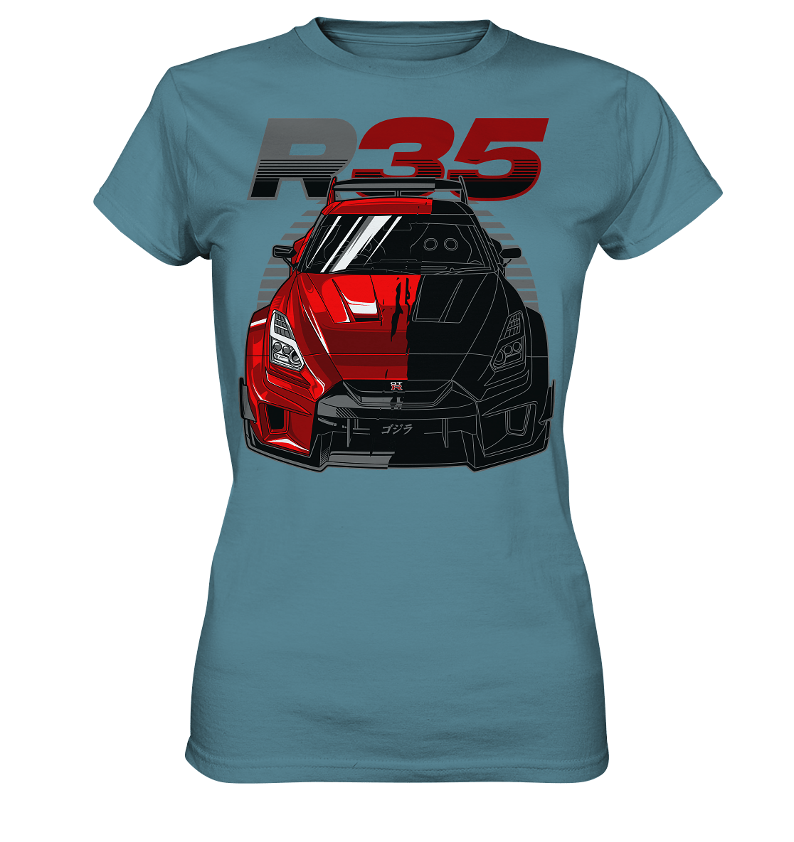 TwoFace Nissan R35 GT-R - Ladies Premium Shirt - MotoMerch.de