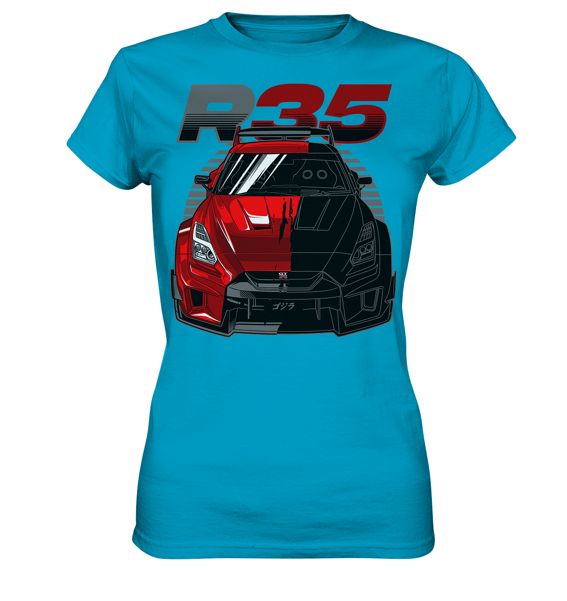 TwoFace Nissan R35 GT-R - Ladies Premium Shirt - MotoMerch.de