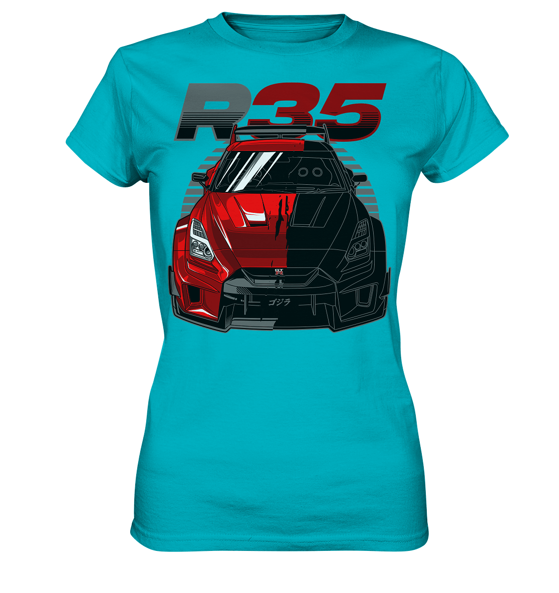 TwoFace Nissan R35 GT-R - Ladies Premium Shirt - MotoMerch.de