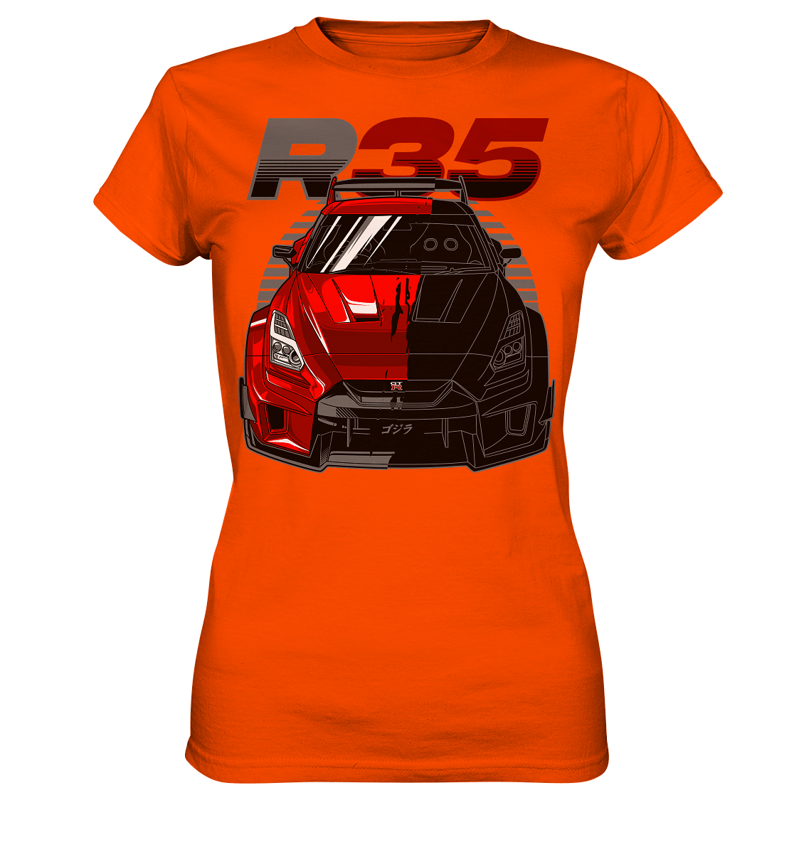 TwoFace Nissan R35 GT-R - Ladies Premium Shirt - MotoMerch.de
