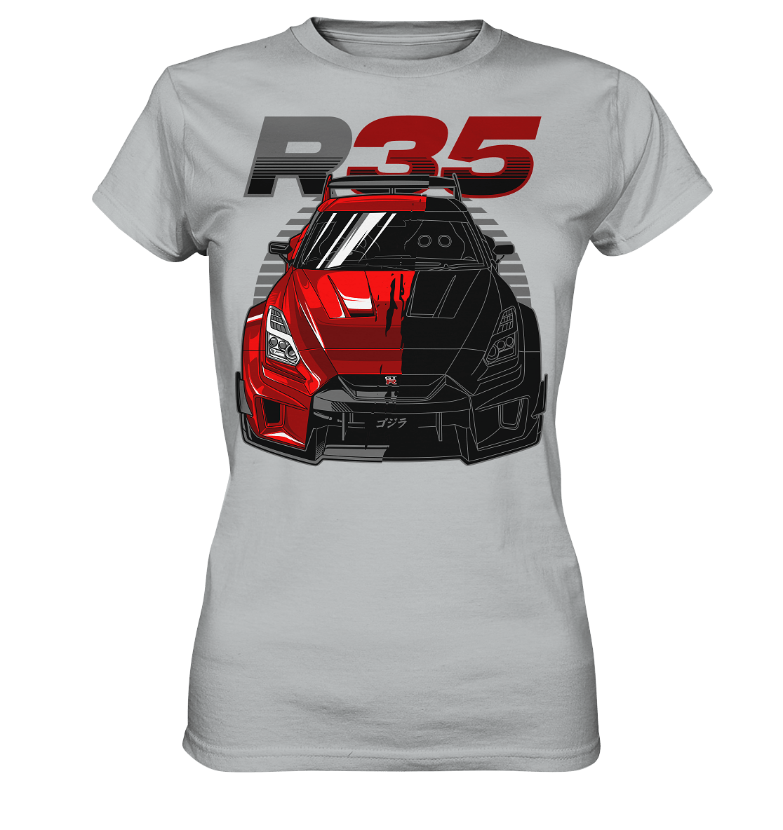 TwoFace Nissan R35 GT-R - Ladies Premium Shirt - MotoMerch.de