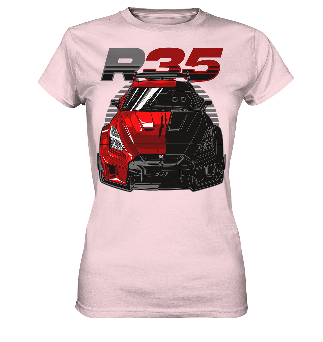 TwoFace Nissan R35 GT-R - Ladies Premium Shirt - MotoMerch.de