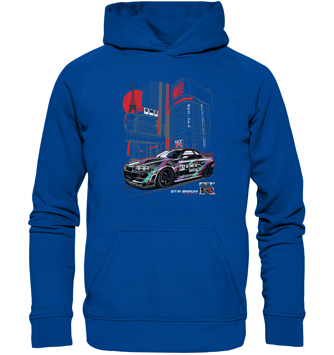 UMC Nissan Skyline R34 GT-R - Basic Unisex Hoodie - MotoMerch.de