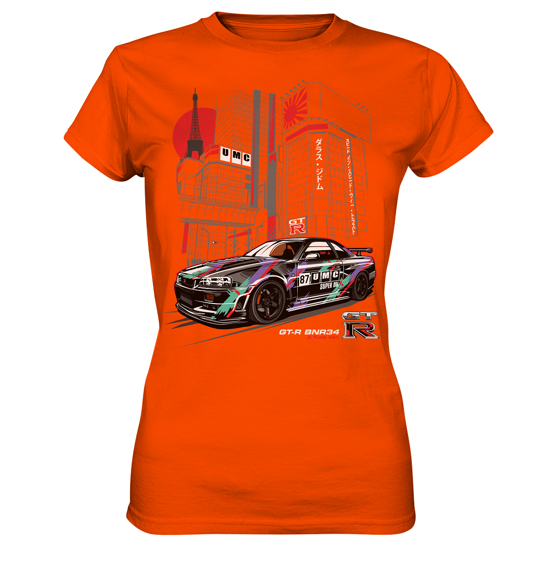 UMC Nissan Skyline R34 GT-R - Ladies Premium Shirt - MotoMerch.de