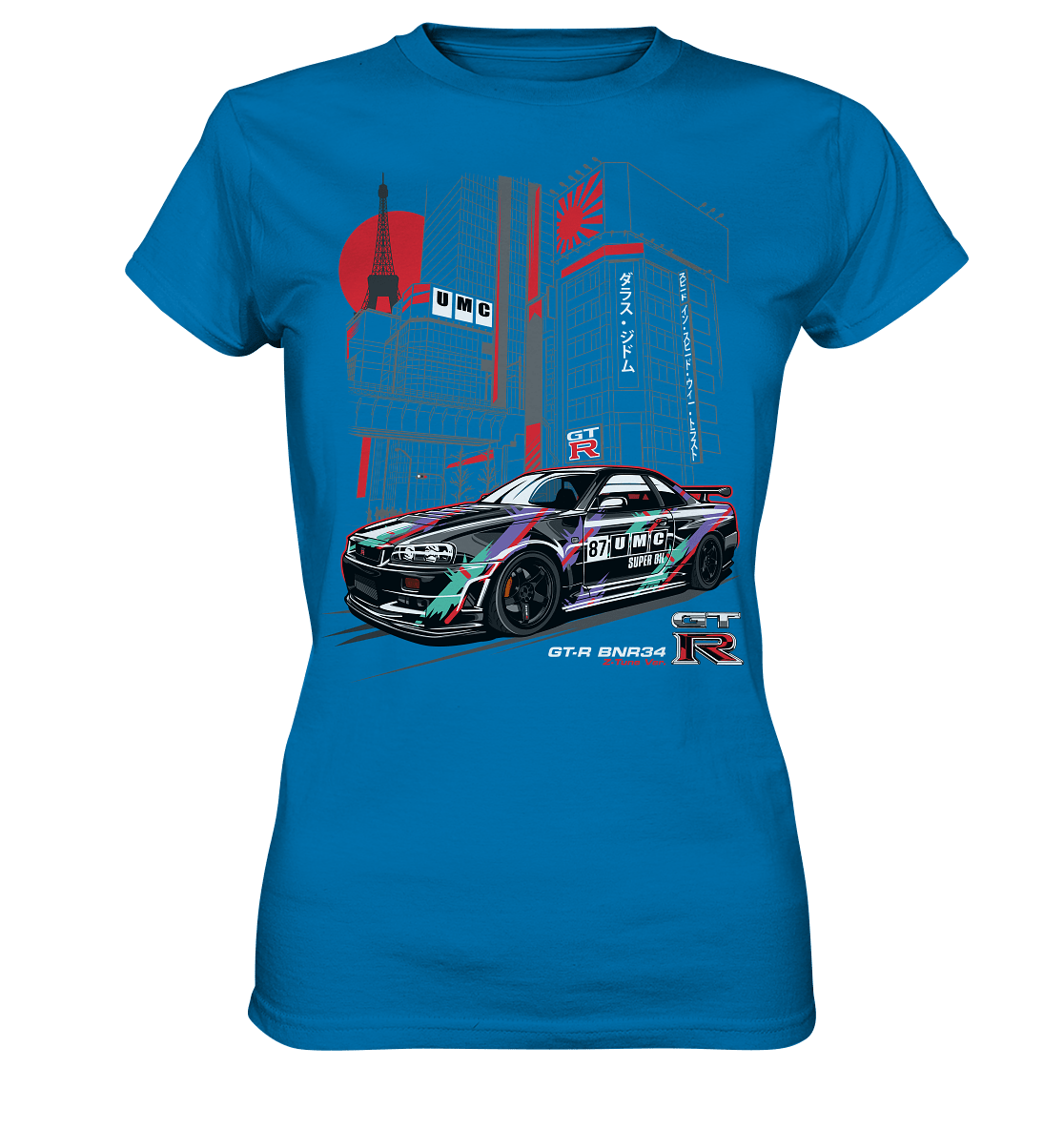UMC Nissan Skyline R34 GT-R - Ladies Premium Shirt - MotoMerch.de