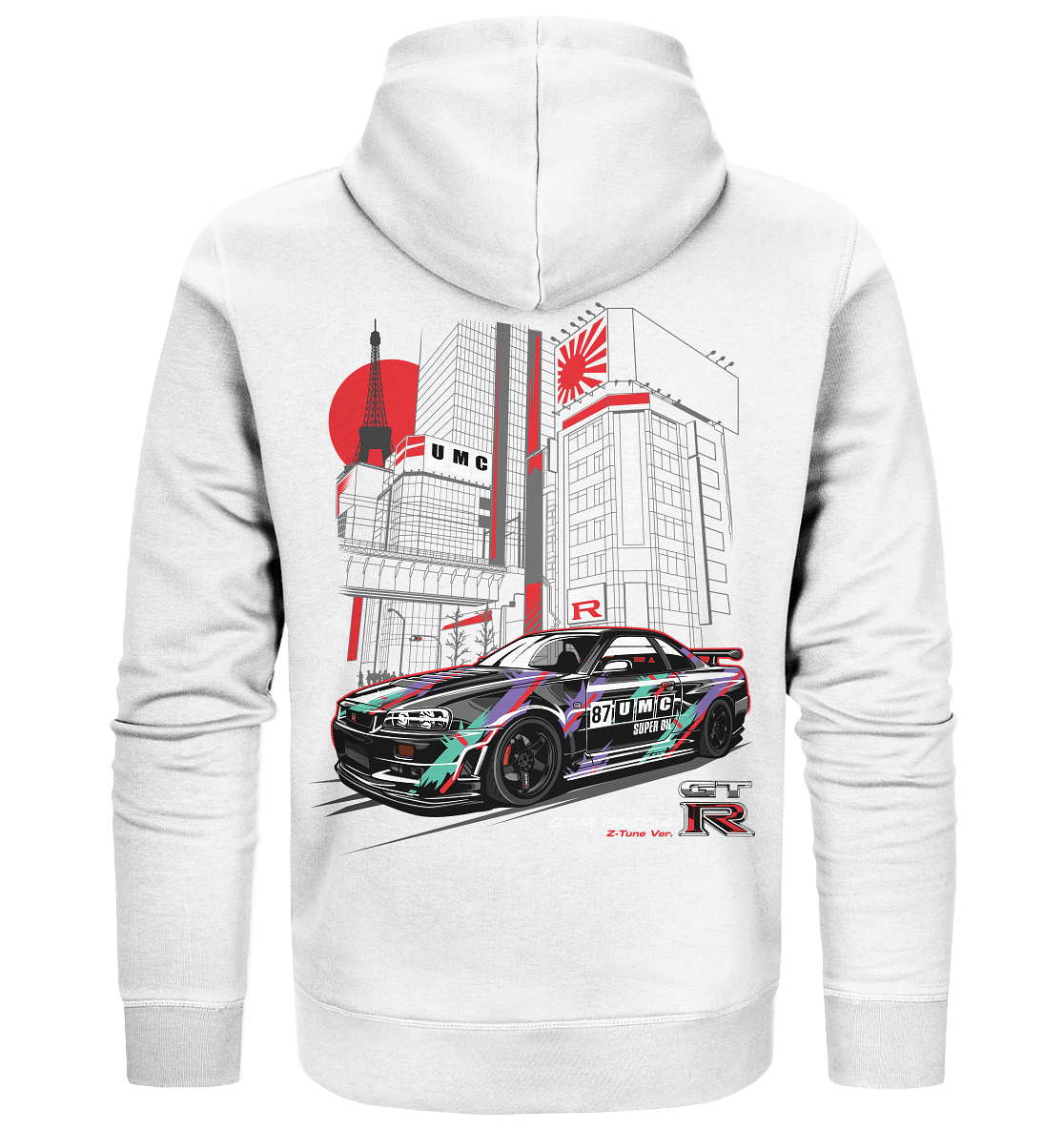 UMC Nissan Skyline R34 GT-R - Organic Zipper - MotoMerch.de