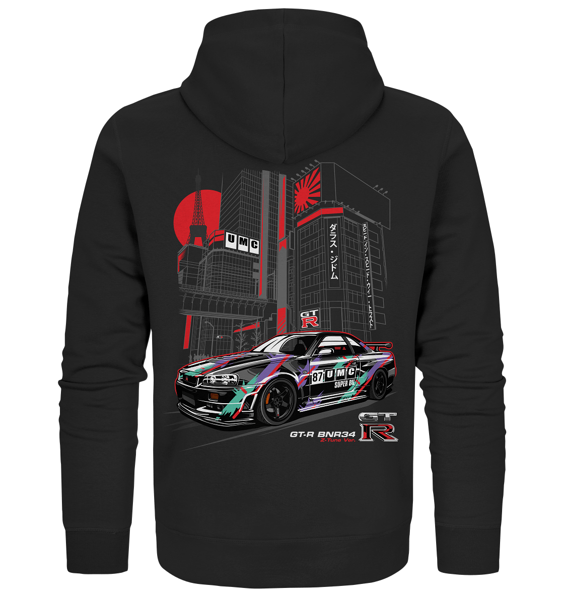 UMC Nissan Skyline R34 GT-R - Organic Zipper - MotoMerch.de