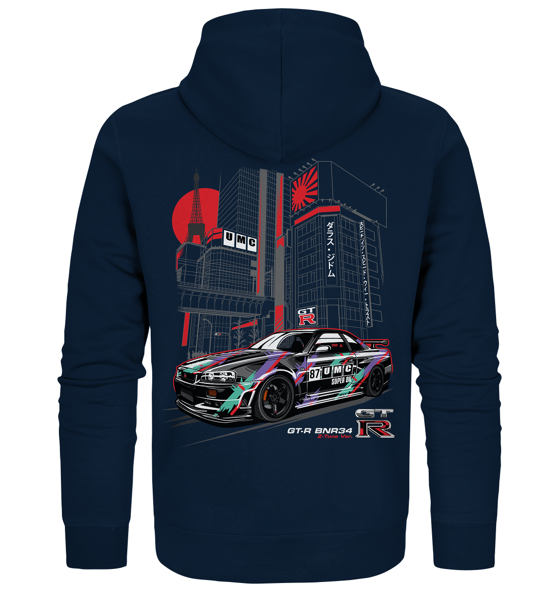 UMC Nissan Skyline R34 GT-R - Organic Zipper - MotoMerch.de