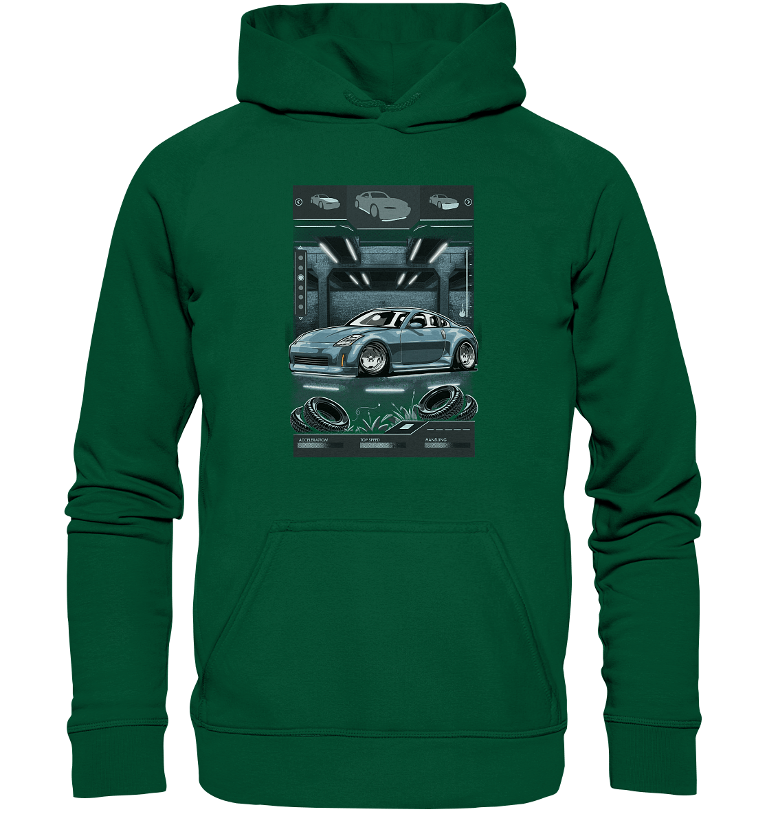 Underground Nissan 350Z - Basic Unisex Hoodie - MotoMerch.de