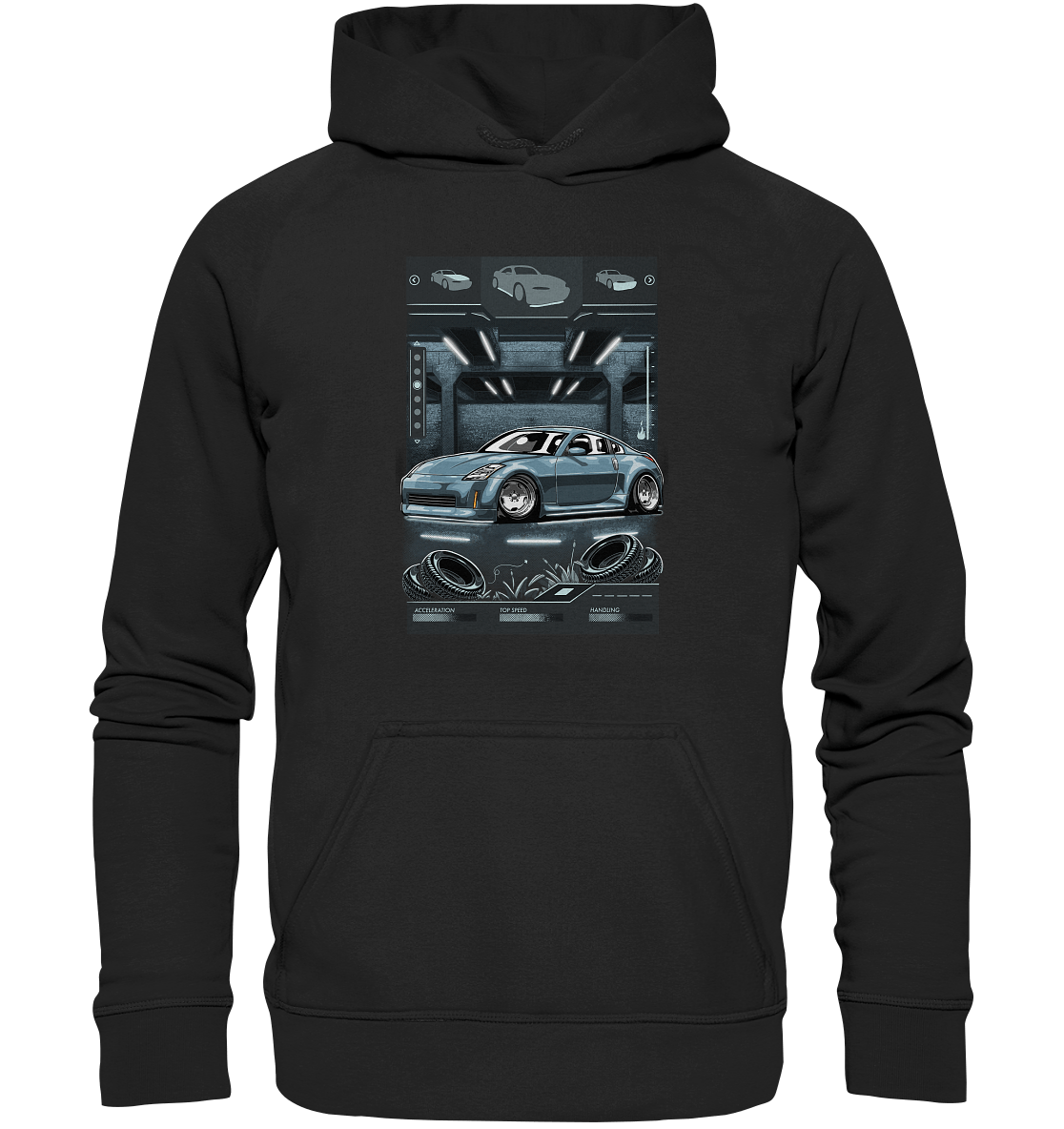 Underground Nissan 350Z - Basic Unisex Hoodie - MotoMerch.de