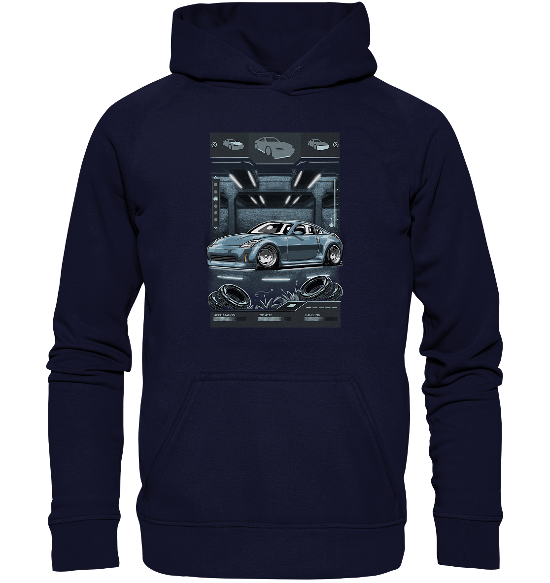 Underground Nissan 350Z - Basic Unisex Hoodie - MotoMerch.de