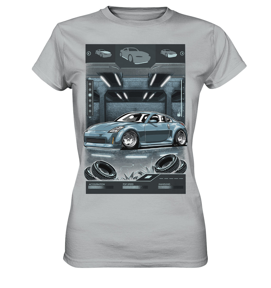 Underground Nissan 350Z - Ladies Premium Shirt - MotoMerch.de