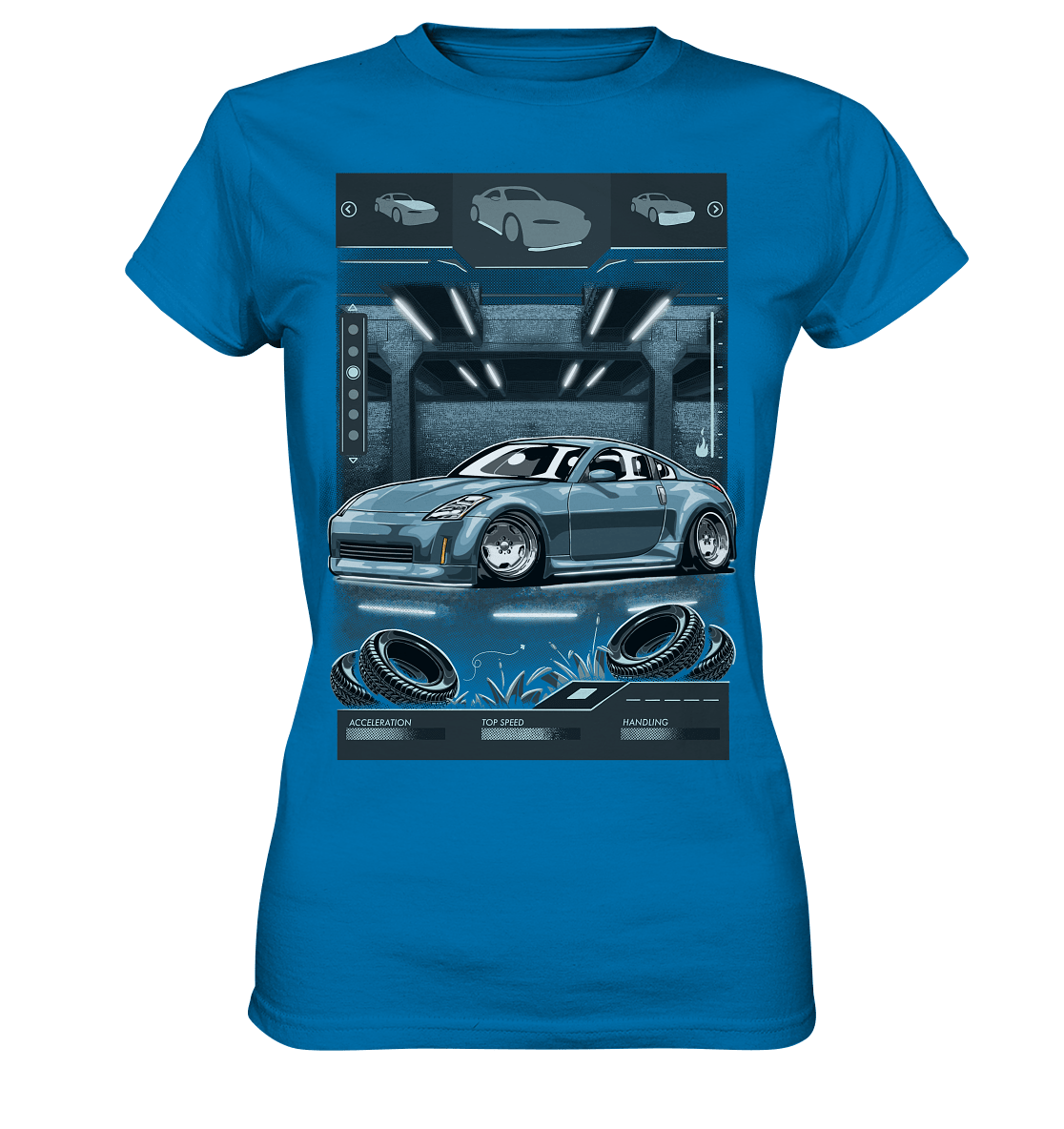 Underground Nissan 350Z - Ladies Premium Shirt - MotoMerch.de