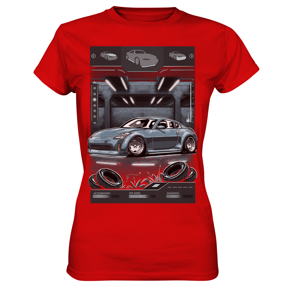 Underground Nissan 350Z - Ladies Premium Shirt - MotoMerch.de