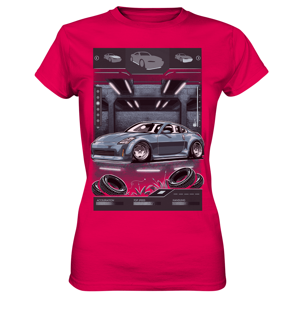 Underground Nissan 350Z - Ladies Premium Shirt - MotoMerch.de