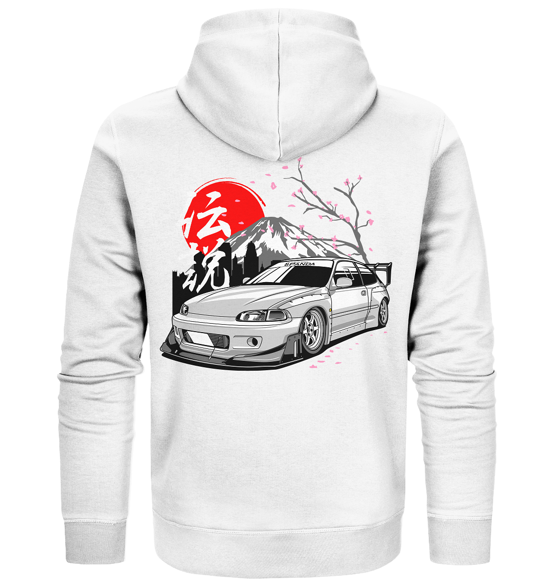 Widebody Honda Civic EG6 - Organic Zipper - MotoMerch.de
