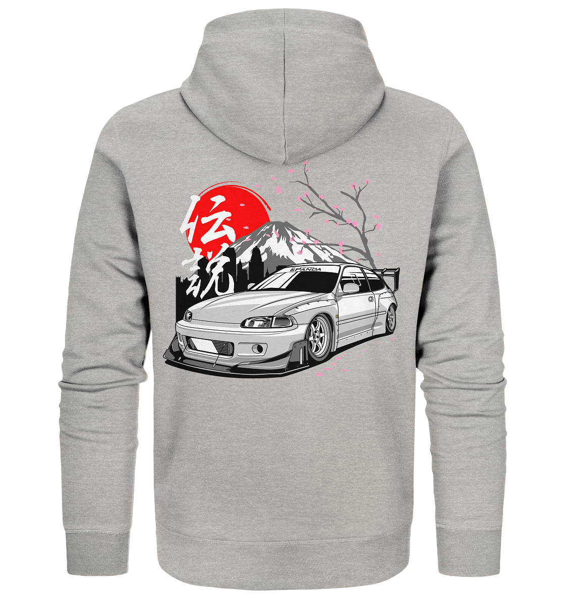 Widebody Honda Civic EG6 - Organic Zipper - MotoMerch.de