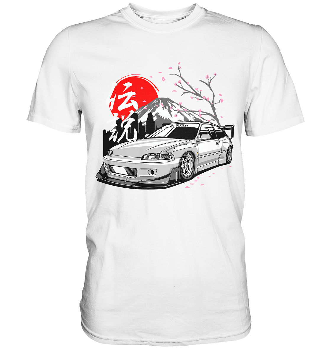 Widebody Honda Civic EG6 - Premium Shirt - MotoMerch.de