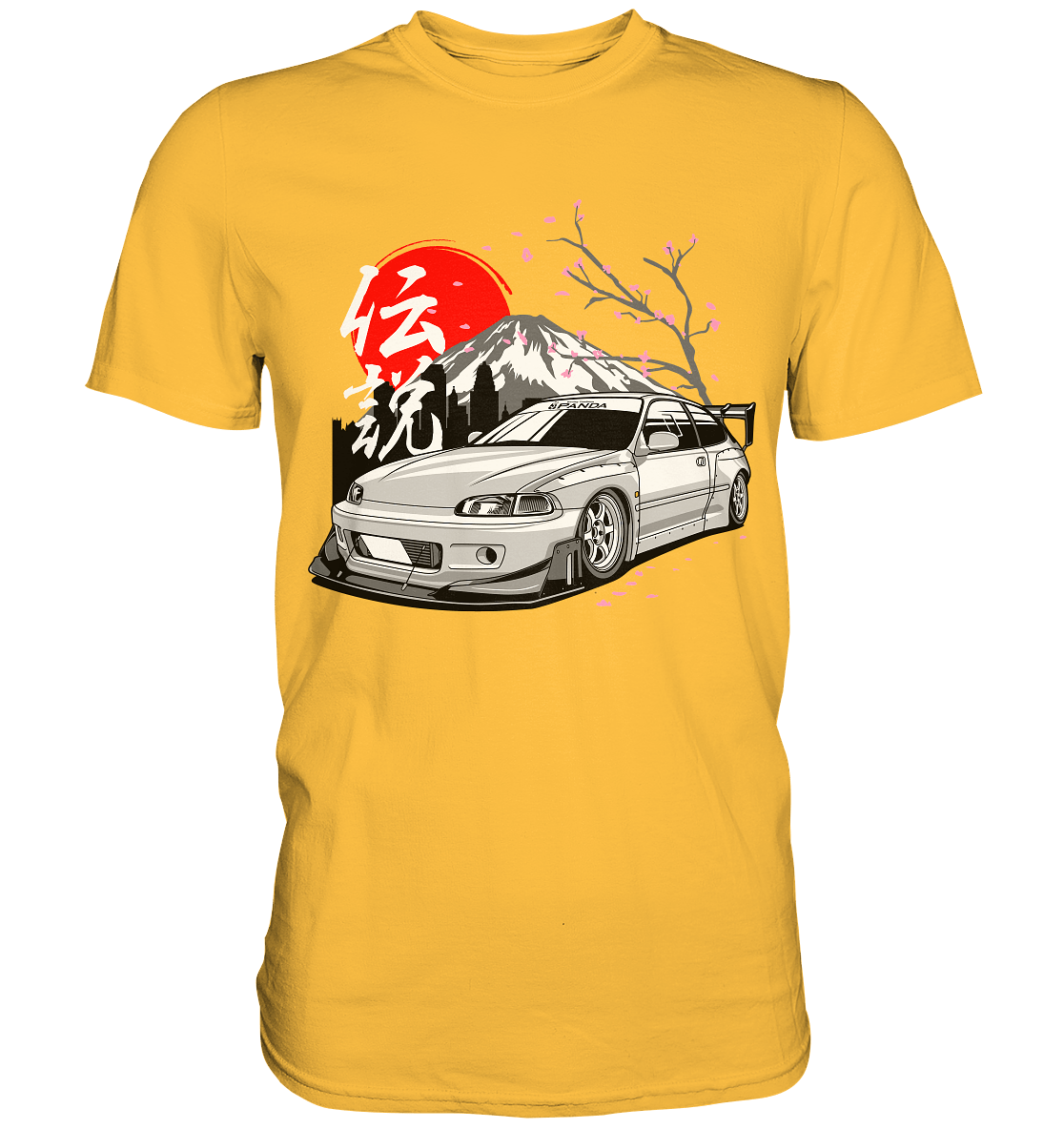 Widebody Honda Civic EG6 - Premium Shirt - MotoMerch.de