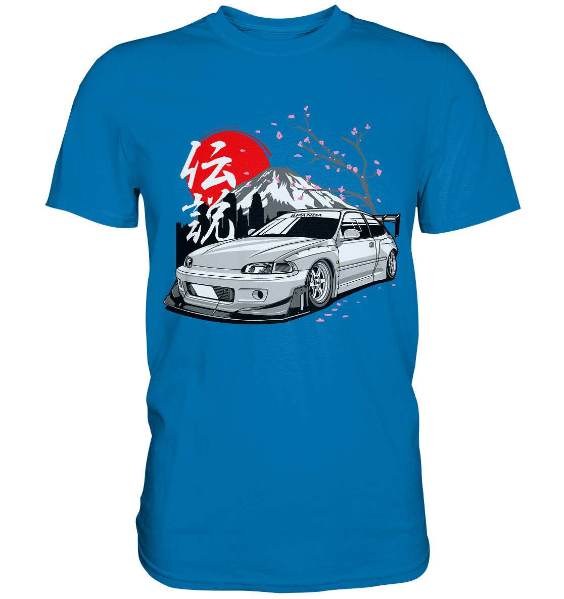Widebody Honda Civic EG6 - Premium Shirt - MotoMerch.de