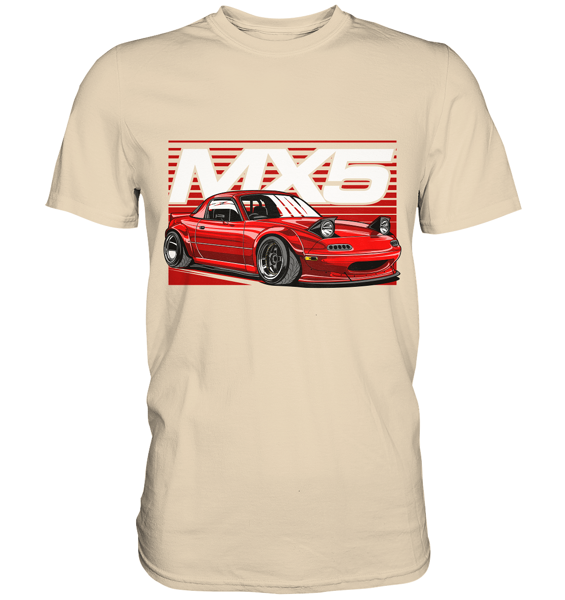 Widebody Mazda MX5 - Premium Shirt - MotoMerch.de